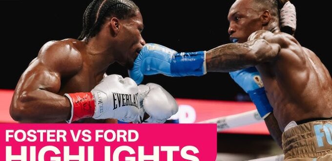 O'Shaquie Foster Defeats Raymond Ford & Calls Out Shakur Stevenson - Video Highlights 17 O'Shaquie Foster Defeats Raymond Ford & Calls Out Shakur Stevenson - Video Highlights