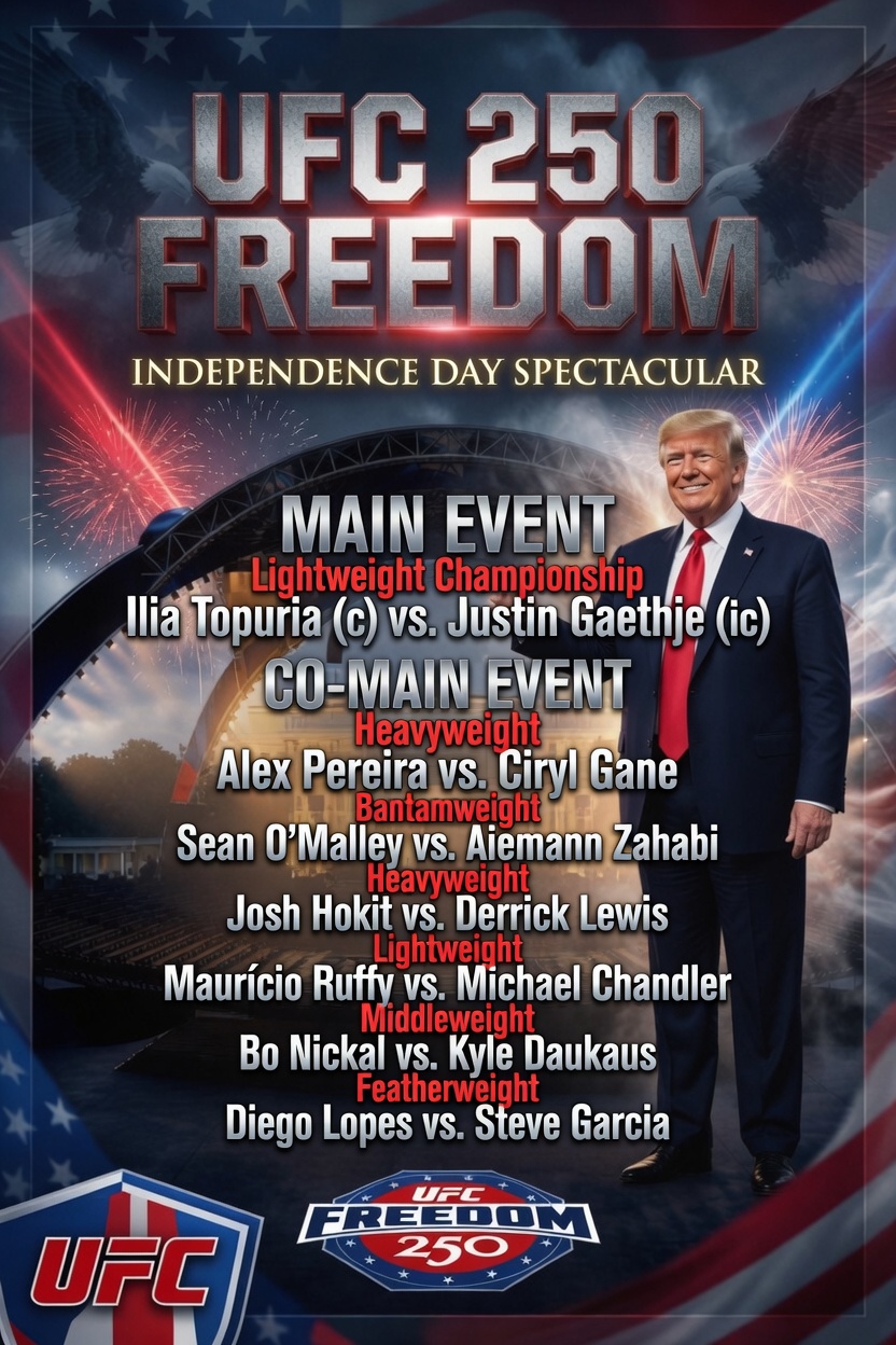 UFC 250 FREEDOM CARD HISTORICAL WEIGH-IN, PRESS CONFERENCE, PREVIEW SHOW, BETTING ODDS, & HOW TO WATCH! 23 UFC 250 Freedom Full Card Preview