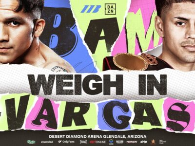 ESSE 'BAM' RODRIGUEZ VS. ANTONIO VARGAS WEIGH-IN VIDEO & PRESS CONFERENCE