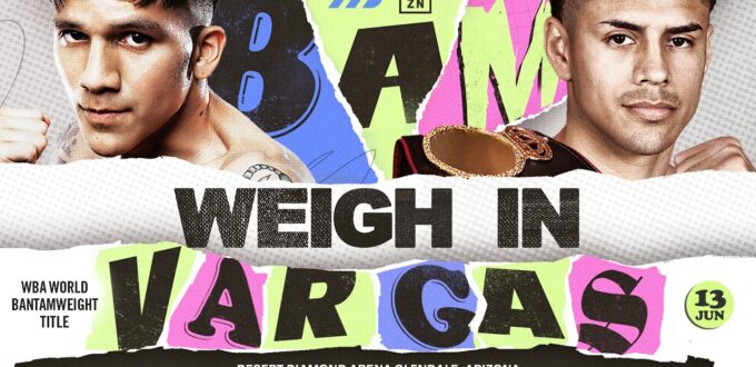 ESSE 'BAM' RODRIGUEZ VS. ANTONIO VARGAS WEIGH-IN VIDEO & PRESS CONFERENCE