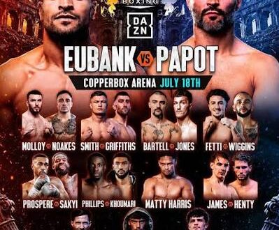 Eubank vs. Papot DAZN Copper Box Arena Queen Elizabeth Park Preview