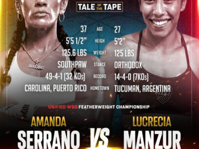 OFFICIAL WEIGH-IN AND PHOTOS FOR SERRANO VS. MANZUR ON TIKTOK- FIRST BOXING EVENT ON TIKTOK!