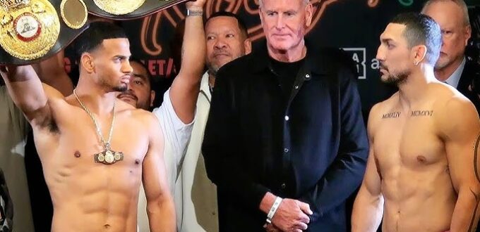 ROLLY ROMERO VS. TEOFIMO LOPEZ WEIGH-IN, MEDIA WORKOUT, PRESS CONFERENCE, ODDS & HOW TO WATCH! 22 ROLLY ROMERO VS. TEOFIMO LOPEZ WEIGH-IN, MEDIA WORKOUT, PRESS CONFERENCE, ODDS & HOW TO WATCH!
