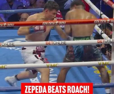 William Zepeda Outpunches Lamont Roach in Bunches to Win WBC Lightweight Title - Video Highlights 13 Zepeda Beats Roach