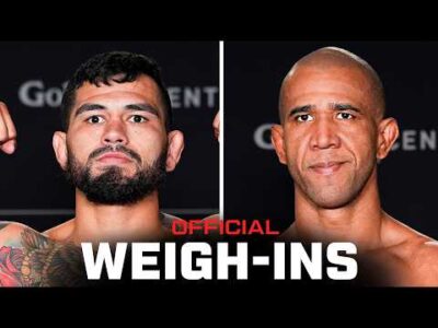 Anthony Hernandez and Gregory Rodrigues face off at UFC Sacramento weigh-ins