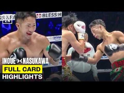Takuma Inoue vs Tenshin Nasukawa full card video highlights
