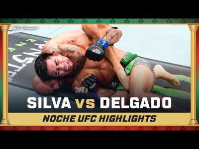 Jean Silva submits Jose Miguel Delgado in the third round at Noche UFC