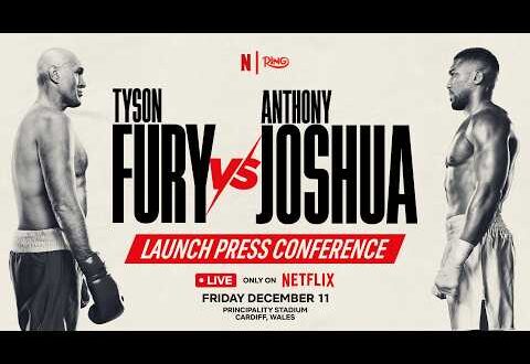 Tyson Fury vs. Anthony Joshua launch press conference in London
