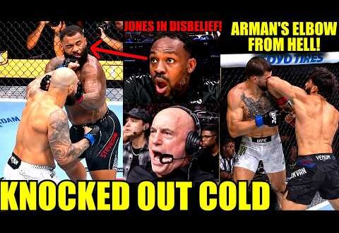 Sean Sharaf knocks out Gable Steveson in 12 seconds in one of the biggest upsets in UFC history