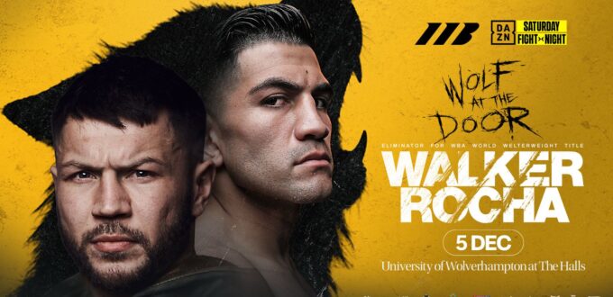 CONAH WALKER RETURNS TO WOLVERHAMPTON IN WBA WORLD TITLE ELIMINATOR AGAINST ALEXIS ROCHA ON DECEMBER 5