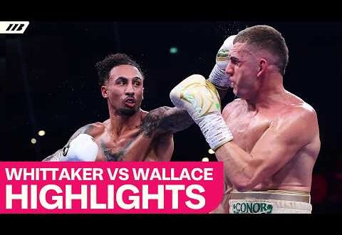 Ben Whittaker beats Conor Wallace in Birmingham IBF light heavyweight eliminator highlights