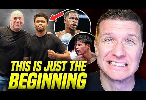 Shakur Stevenson and Dana White Zuffa Boxing